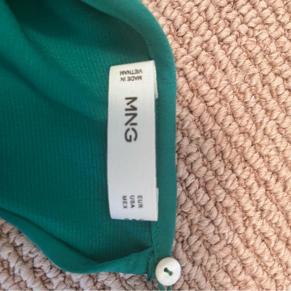 Mango ruched satin blouse - Picture 2 of 3